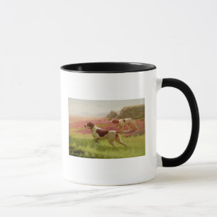 Zeiger in einer Landschaft, 19. Jahrhundert Tasse