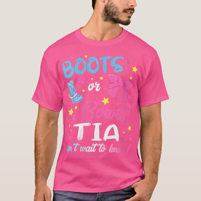 Zeiger, Stiefel oder Bogen, die das Geschlecht bet T-Shirt (Vorderseite)