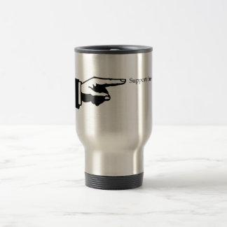 Zeiger-Unterstützung die Kunstreise-Tasse Reisebecher
