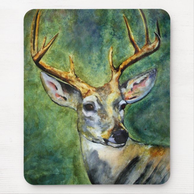 Zeiger zehn (Rotwild) Mousepad (Vorne)