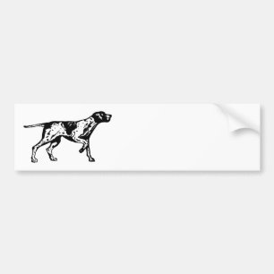 Zeigerhund Autoaufkleber