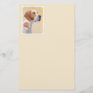 Zeigermalerei - Niedliche Originalkunst des Hundes Briefpapier
