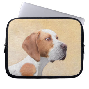 Zeigermalerei - Niedliche Originalkunst des Hundes Laptopschutzhülle