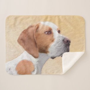 Zeigermalerei - Niedliche Originalkunst des Hundes Sherpadecke