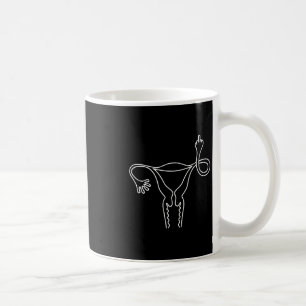 Zeigt das Shirt Middle Finger Feminist an Kaffeetasse