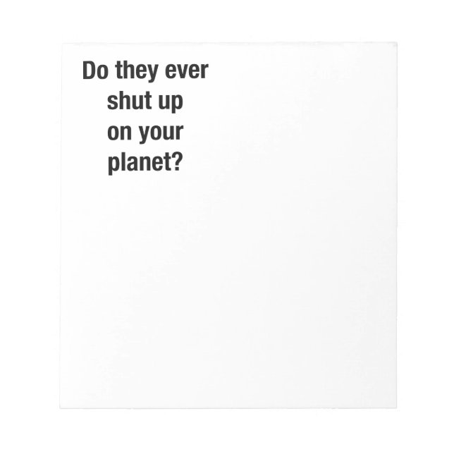 ZEIGT! NOTIZBLOCK (Vorderseite)