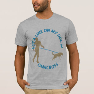 Zeile für meinen Hund in Canicross T-Shirt