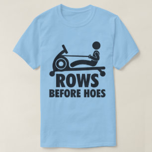 Zeilen vor dem Öffnen - Funny Rowing Machine Worko T-Shirt