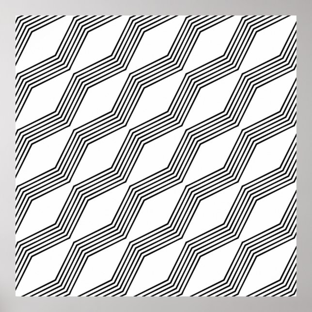Zeilendiagonale Poster (Vorne)