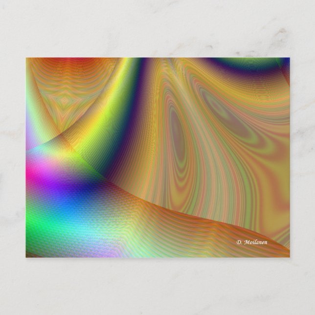 Zeilenfluss Postkarte (Vorderseite)