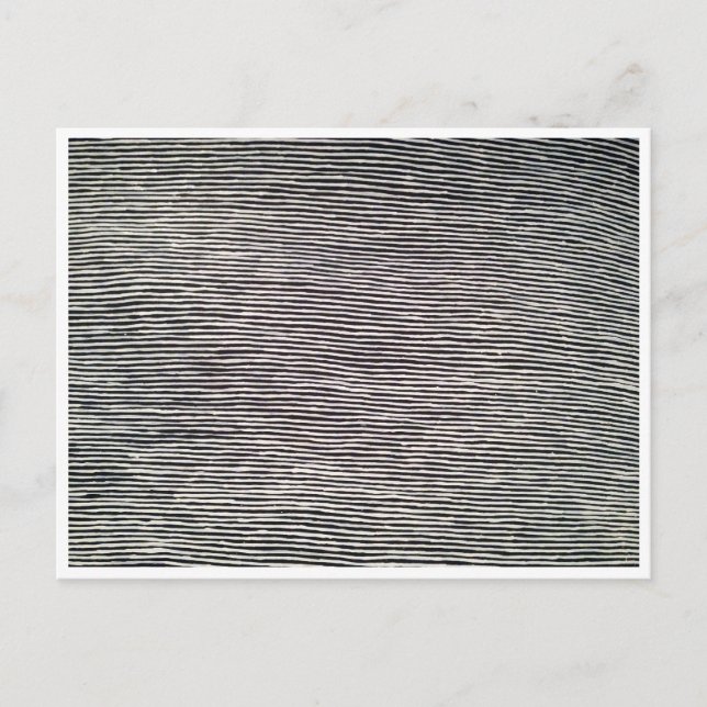 Zeilenmuster Postkarte (Vorderseite)