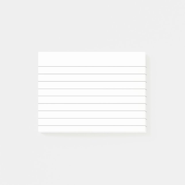 Zeilenreglerindex Post-it Klebezettel (Vorderseite)