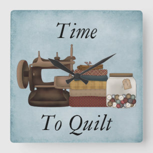 Zeit, Acryluhr zu steppen Quadratische Wanduhr