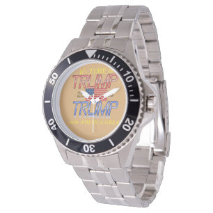 Zeit, Amerika groß wieder zu machen aufzupassen Armbanduhr