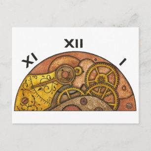 Zeit ändert alles postkarte