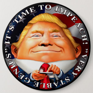 Zeit anzuklagen, "sehr stabiles Genie " Button