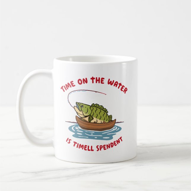 Zeit auf dem Wasser Kaffeetasse (Links)