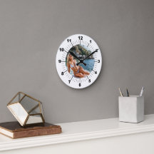 ZEIT! ⏰ Benutzerdefinierte Wanduhr – Fügen Sie Ihr