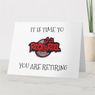ZEIT BIS ***RETIRE***-LET'S "ROCK AND ROLL" KARTE