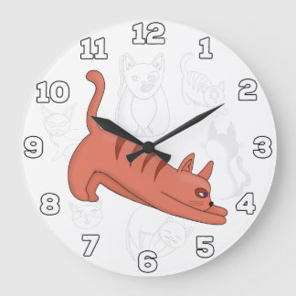 Zeit bis zum Ende Große Wanduhr
