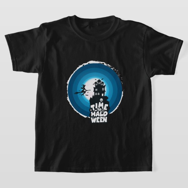 Zeit bis zum Halloween-Party Kostüm T-Shirt (Ablage )