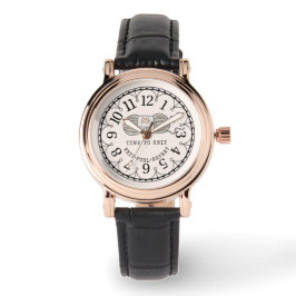 Zeit bis zum Strick der Garnuhr Armbanduhr