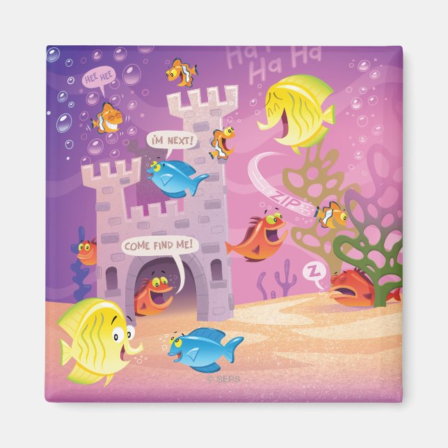 Zeit bis zum Zähler unter dem Meer Magnet (Vorne)