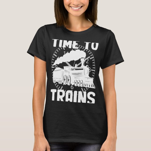 Zeit bis zum Zug T-Shirt (Vorderseite)
