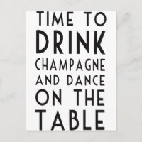 Zeit, Champagne zu trinken und auf die Tabelle zu