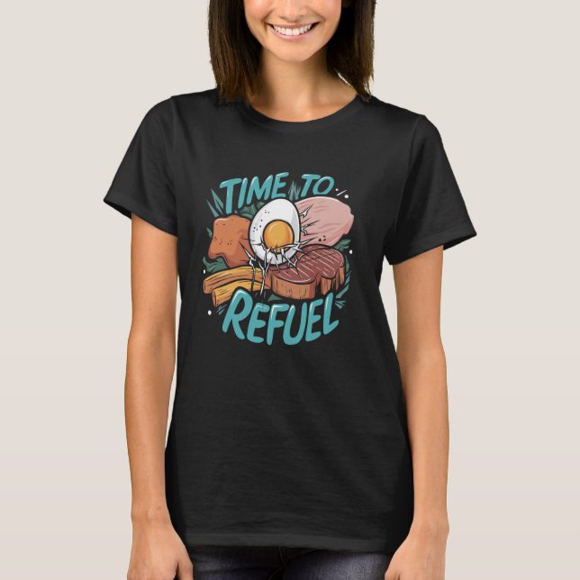 Zeit, das Gewicht zu erhöhen T-Shirt (Vorderseite)