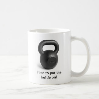 Zeit, den Kessel auf Tasse zu setzen