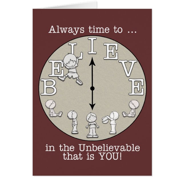 Zeit, den kleinen Jungen und die Uhr zu glauben (Vorne)