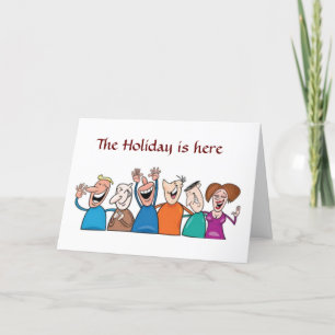 ZEIT, DEN URLAUB "GENIESSEN"!!!! CHRISTMAS CARD KARTE