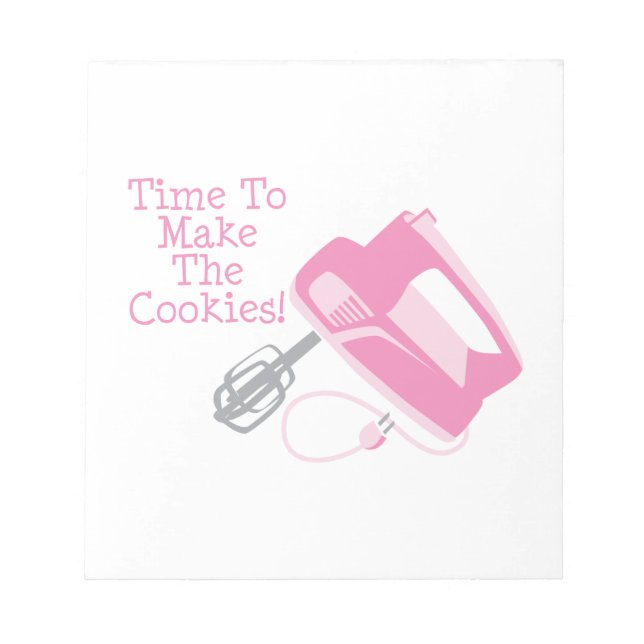 Zeit, die Cookies zu machen! Notizblock (Vorderseite)