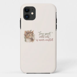 Zeit, die mit Katzen verbracht wird, Niedliches Ca Case-Mate iPhone Hülle