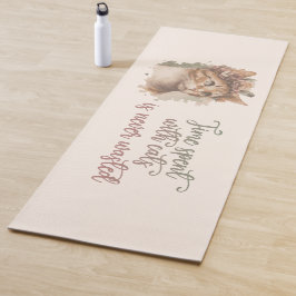 Zeit, die mit Katzen verbracht wird, Niedliches Ca Yogamatte