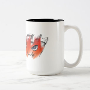Zeit, ein paar Leute zu feuern Riesen-Kaffeetasse! Zweifarbige Tasse