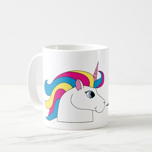 Zeit, eine Unicorn-Klassiker-Tasse zu sein Kaffeetasse (Vorderseite Links)