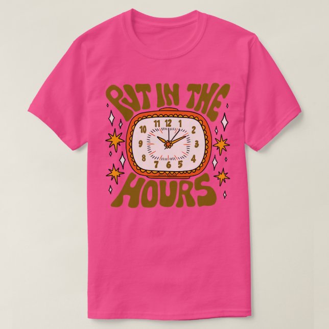 Zeit einsetzen T-Shirt (Design vorne)