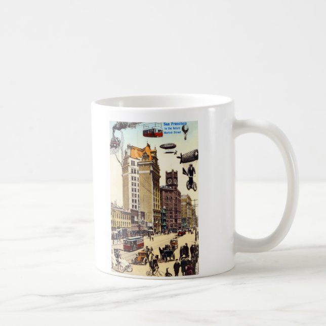 Zeit-Fensterladen Kaffeetasse (Rechts)