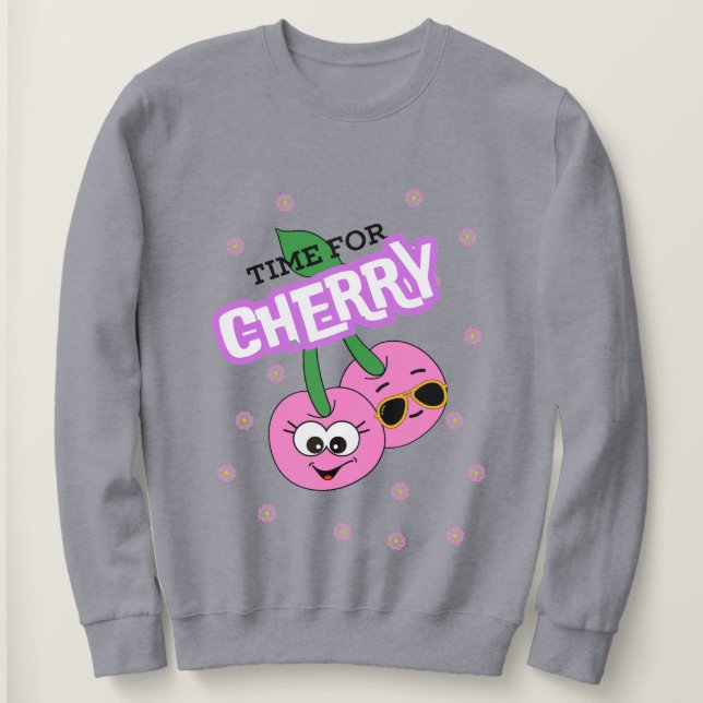 ZEIT FÜR CHERRY SWEATSHIRT (Design vorne)