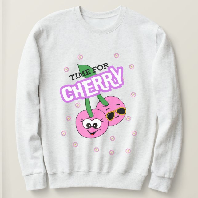ZEIT FÜR CHERRY SWEATSHIRT (Design vorne)