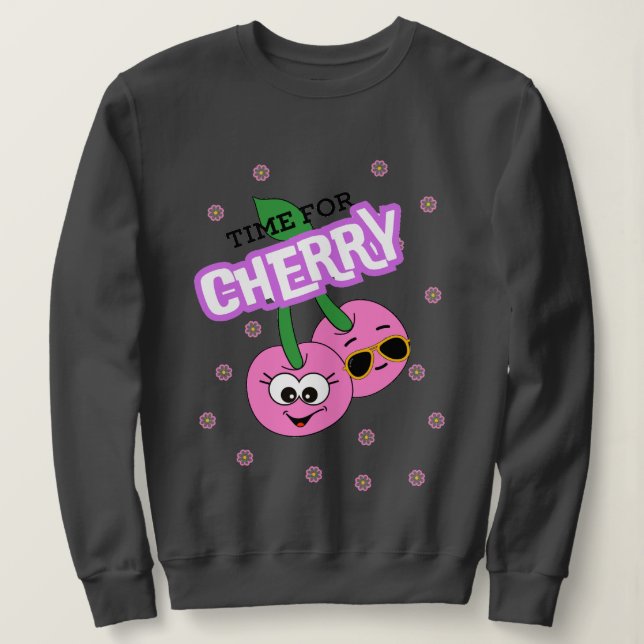 ZEIT FÜR CHERRY SWEATSHIRT (Design vorne)