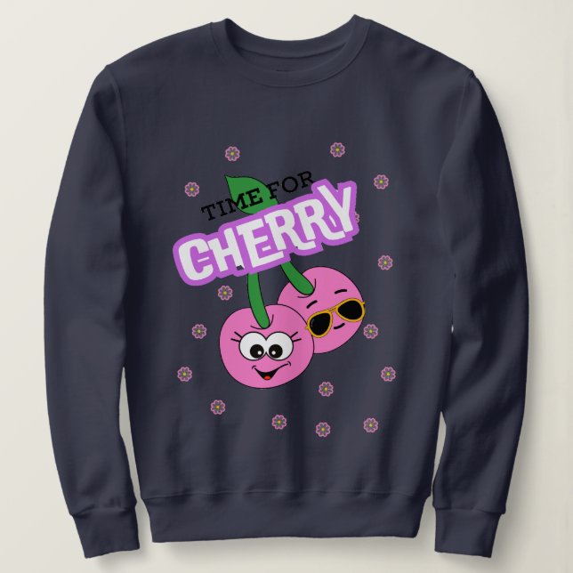 ZEIT FÜR CHERRY SWEATSHIRT (Design vorne)