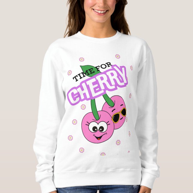 ZEIT FÜR CHERRY SWEATSHIRT (Vorderseite)
