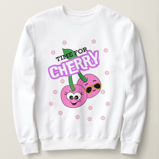 ZEIT FÜR CHERRY SWEATSHIRT (Design vorne)