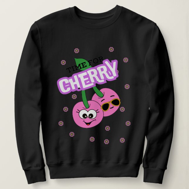 ZEIT FÜR CHERRY SWEATSHIRT (Design vorne)