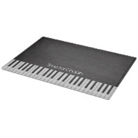 Zeit für Chopin-Klavier-Tastatur-Schneidebrett