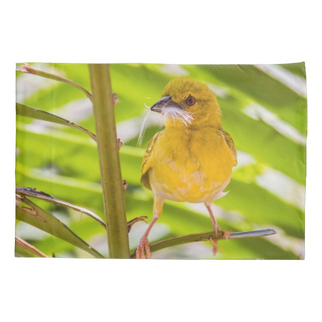 Zeit für den Bau des Nests Kissenbezug (Rückseite)