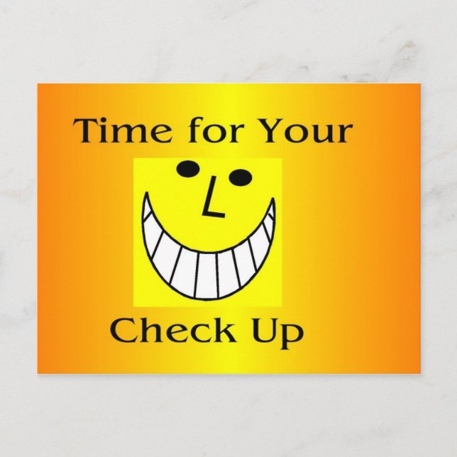 Zeit für den Karo nach der Karte (Vorderseite)